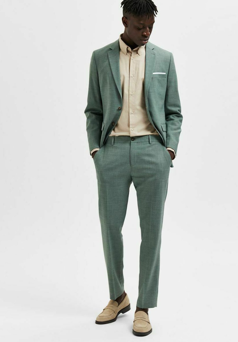 Pinstripe Cargo Broek Lichtgrijs Pinstripe Cargo Broek Lichtgrijs