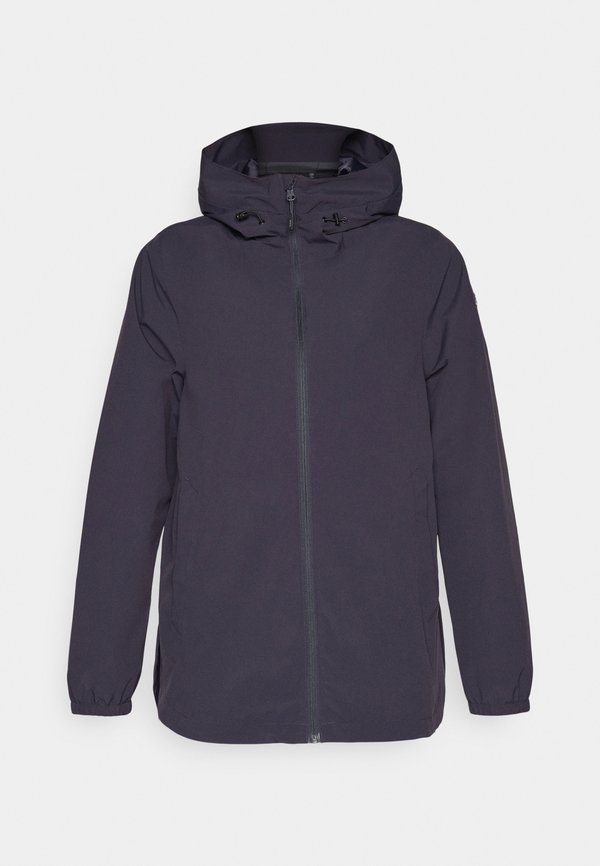 WOMAN JACKET FIX HOOD - Hardshell jacket - antracite2