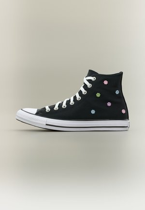Converse, CHUCK TAYLOR ALL STAR - High-top trainers - black/new found bloom/clear skies