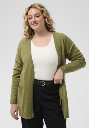 Kaffe Curve, KCALIANNA KNIT CARDIGAN - Vest - aloe melange