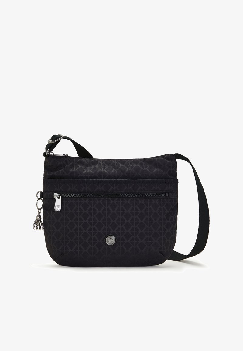 Kipling ARTO BE UN - Umhängetasche - signature black qvc