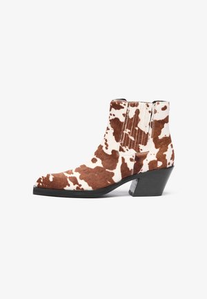 Biker-/cowboynilkkurit - white/ brown