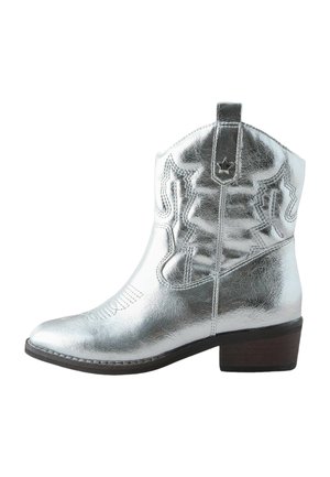 Next, REGULAR FIT - WESTERN ANKLE BOOTS . - Cowboy/biker ankle boot - silver