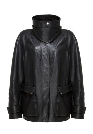 NAOMI - Lederjacke - black
