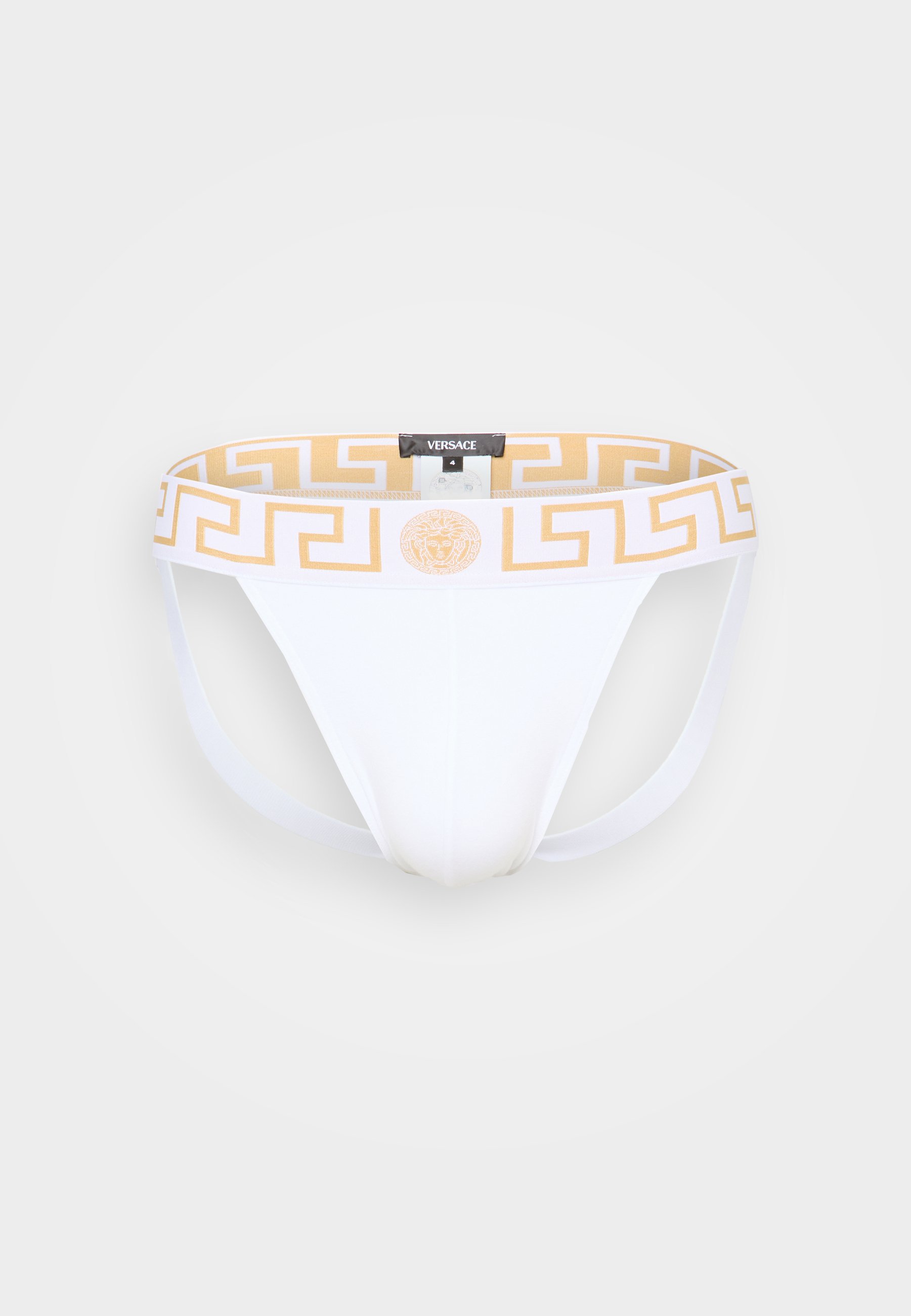 Versace UNDERPANTS JOCK STRAP TOPEKA NEW LOGO Braguitas weiß