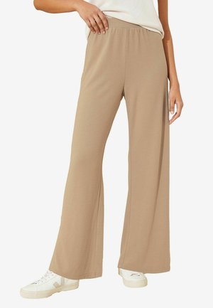 Friends Like These SOFT TOUCH WIDE LEG - Tepláky - beige