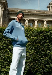 Tommy Hilfiger LOGO HOODY - Sweatshirt com capuz - mercury marine