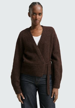 Vest - soft chocolate brown melange