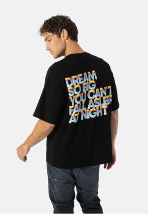 XAVIOR PRINT - T-shirt con stampa - black