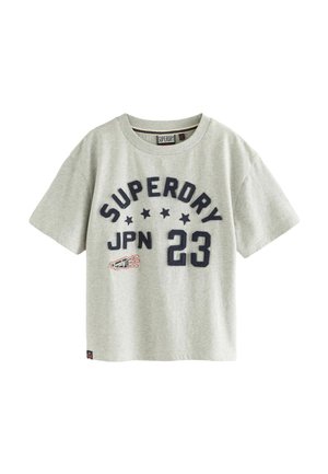 REGULAR FIT - Printtipaita - grey navy