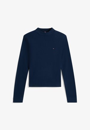 Tommy Hilfiger, SLIM CODY MOCK TEE - Блуза с дълги ръкави - dark night navy