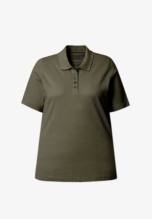 Ulla Popken, Poloshirt - forest green