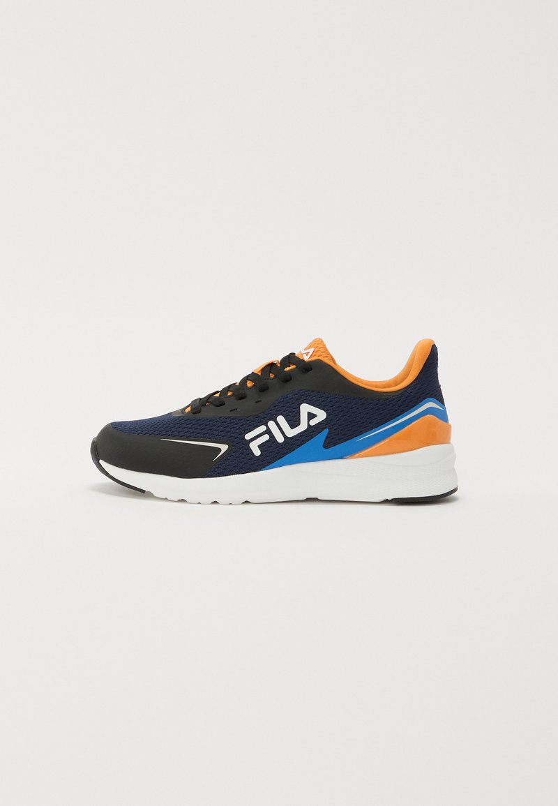 Fila CRUSHER TEENS UNISEX - Sportcipő - black-dark cheddar