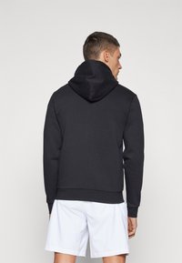 Sergio Tacchini CIPRESSO HOODIE SWEATER - Majica s kapuljačom i patentnim zatvaračem - black/white