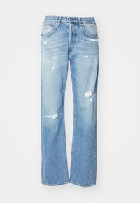 AUBRY PANTS - Džíny Straight Fit - light blue