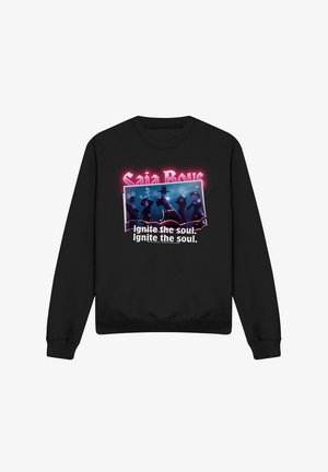 NETFLIX, KPOP DEMON HUNTERS SAJA BOYS BURNING PHOTO - Sweatshirt - black
