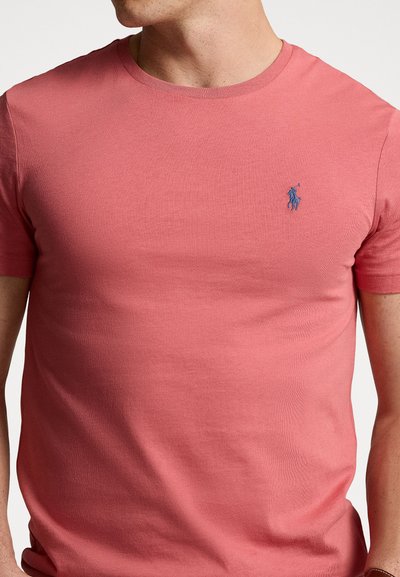 Polo Ralph Lauren CUSTOM SLIM FIT JERSEY CREWNECK T-SHIRT - Basic póló - adirondack berry