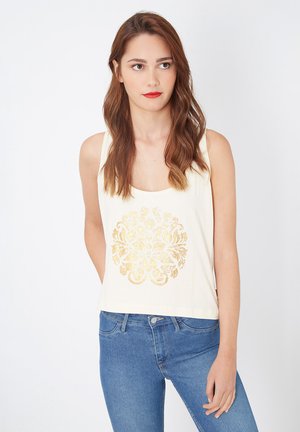 CON ESPALDA NADADORA - Top - beige