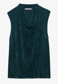 Top - dark green