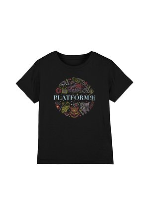 Cotton Soul, HARRY POTTER PLATFORM 9 34 UNISEX - Print T-shirt - black