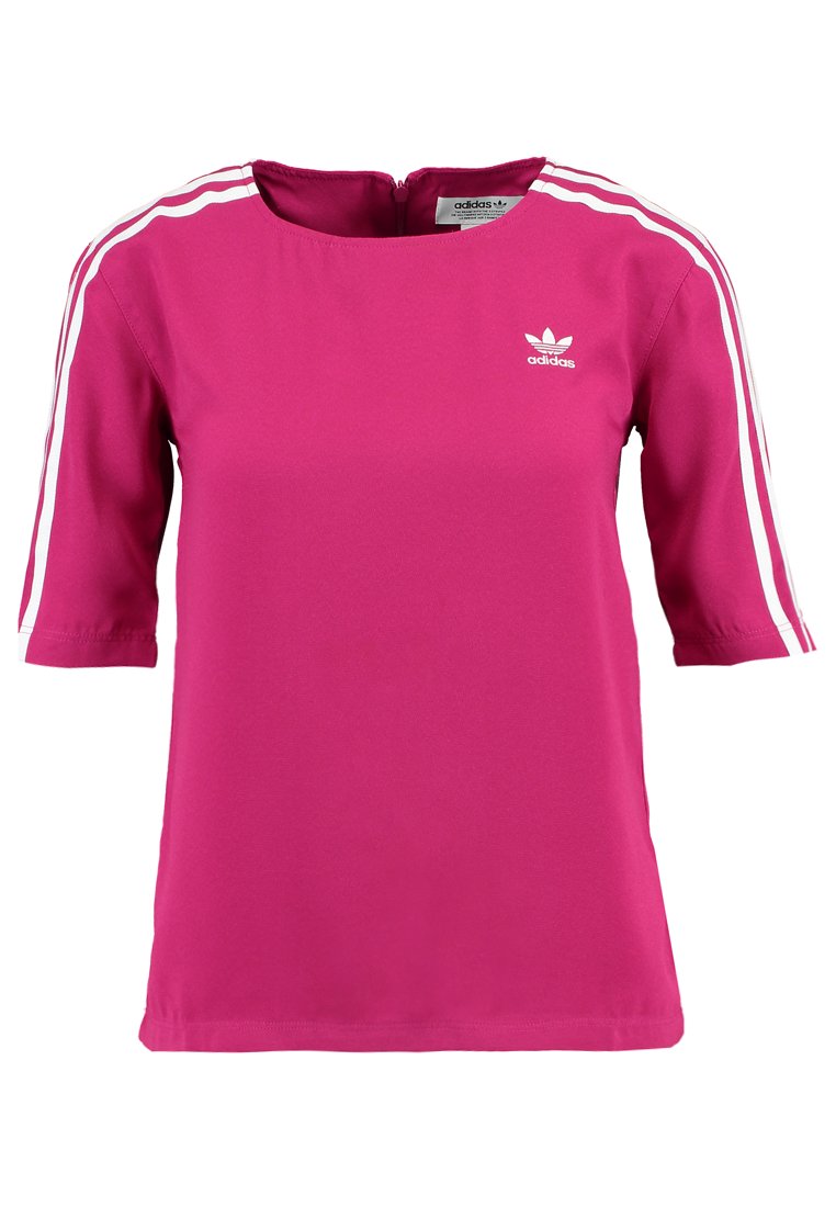 adidas Originals T-shirt print donkerroze adidas Originals T-shirt print donkerroze