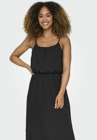 ONLY NORMAL GESCHNITTEN  - Maxi ruha - black