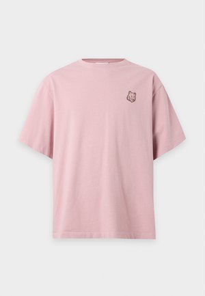 Maison Kitsuné, FOX HEAD OVERSIZE - Camiseta básica - mist pink