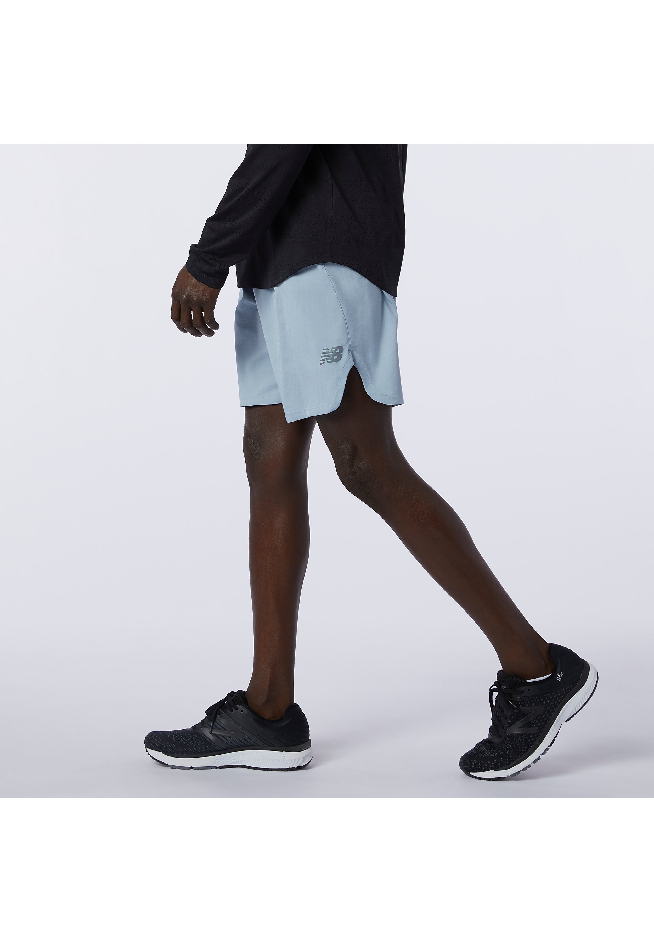 New Balance Q SPEED FUEL - Shorts - light slate/gris claro - Zalando.es