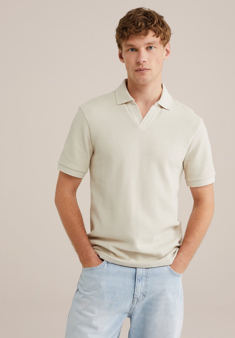 WE Fashion - Polo shirt - beige, Enlarge