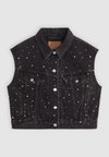 SHRUNKEN 90S VEST - Waistcoat - dazzle me smoke vest