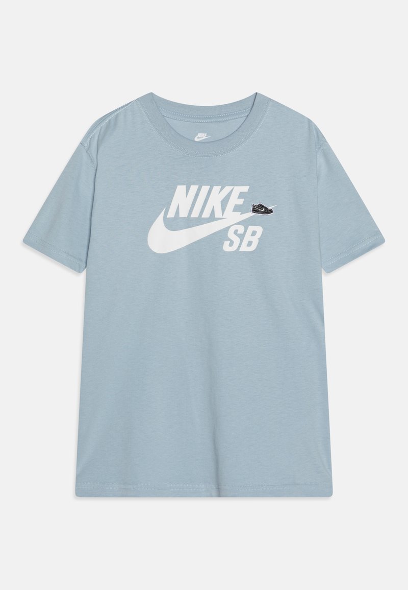 Nike SB TEE LOGO UNISEX - Triko s potiskem - light armory blue