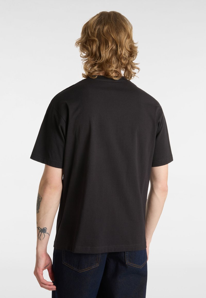 Vans VEE TV - Triko s potiskem - black