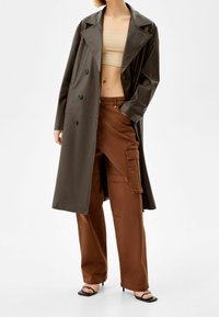 Bershka Kurtka ze skóry ekologicznej