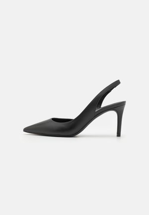 ALINA FLEX SLING - Højhælede pumps - black