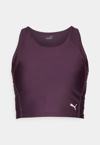 Puma RUN ULTRAFORM CROP TANK W - Linne - midnight plum
