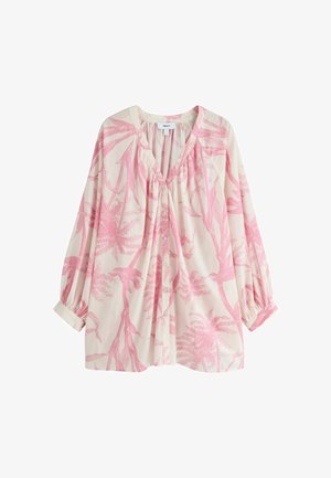 Next, TALL FIT - VOLUMINOUS BEACH SHIRT . - Strand accessories - cream pink floral