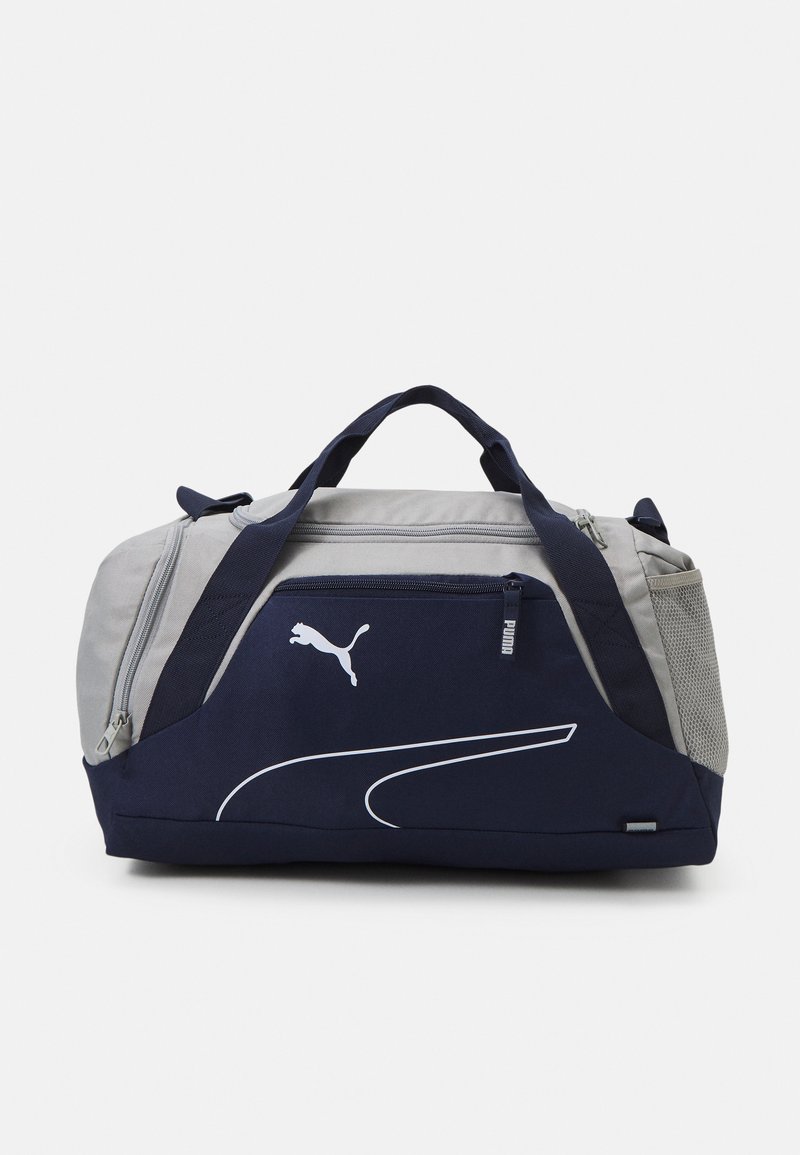 Puma FUNDAMENTALS SPORTS BAG S UNISEX - Genți sport - navy/concrete gray