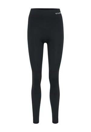 Hummel SEAMLESS MID - Tights - black melange
