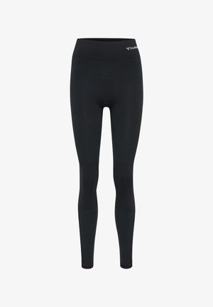 Hummel SEAMLESS MID - Tights - black melange
