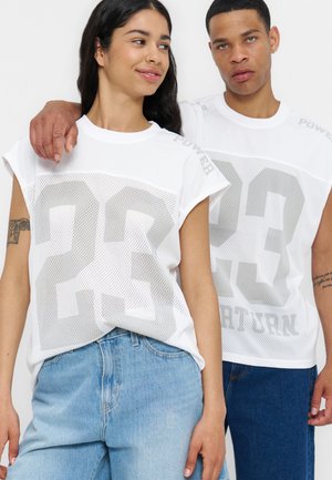 YOURTURN, OVERSIZED FIT VEST - Top - white