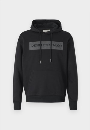 TOM TAILOR DENIM PRINTED  - Sweatshirt - black