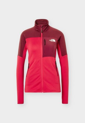 The North Face, POLARTEC POWERGRID STORMGAP JACKET - Φλις μπουφάν - lali guran/burgundy crush