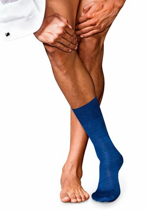 FALKE No. 6 Finest Merino & Silk Luxury Line - Chaussettes - royal blue