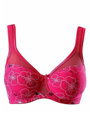 LASCANA, NUANCE BY LASCANA MINIMIZER - Underwired bra - beere-bedruckt