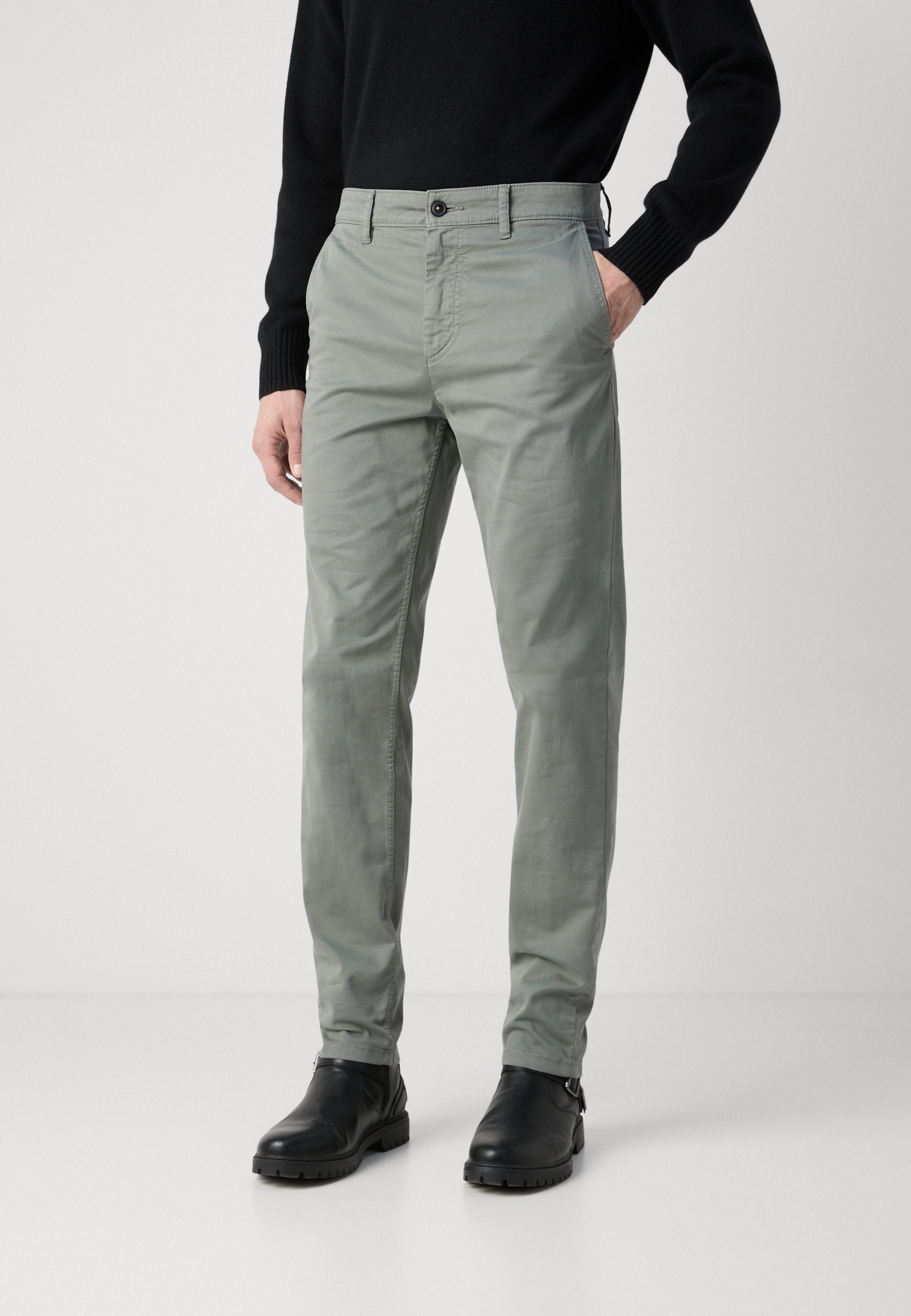 BOSS TAPERED - Chino - open grey/gris - ZALANDO.FR
