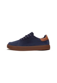 LOW - Sporty snøresko - navy suede
