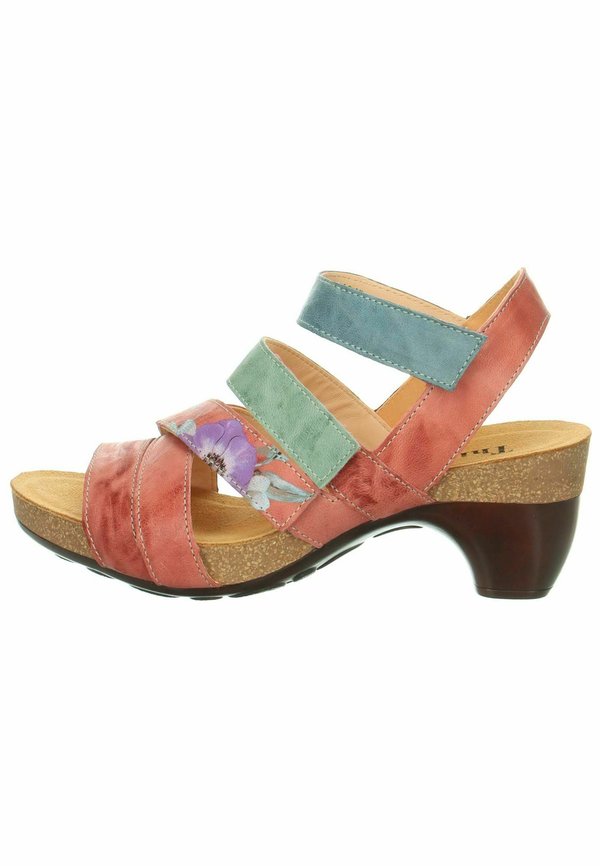 Plateausandalette - candy kombi