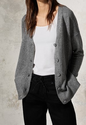 Chaqueta de punto - mottled grey