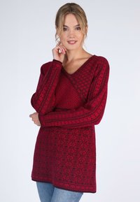 Sorgenfri Sylt DOMI - Strickpullover - dark grape