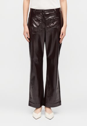 NIELLA - Pantalon classique - dark burgundy